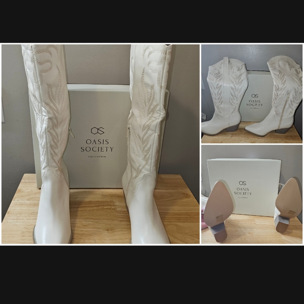 High calve cowboy boots